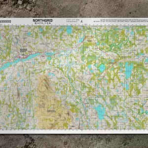 A3 Kenttäkartta SERE – 1:100 000